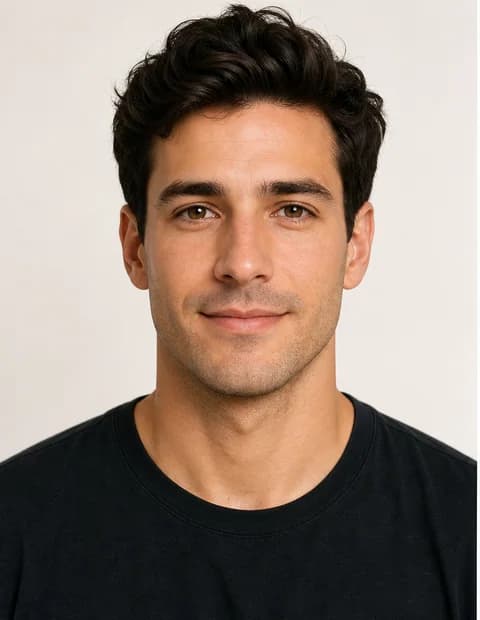 Generated adult male AI beard before preview with a groomed beard
