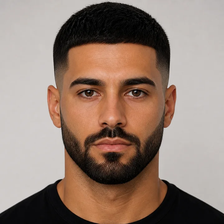 Fade Beard front view