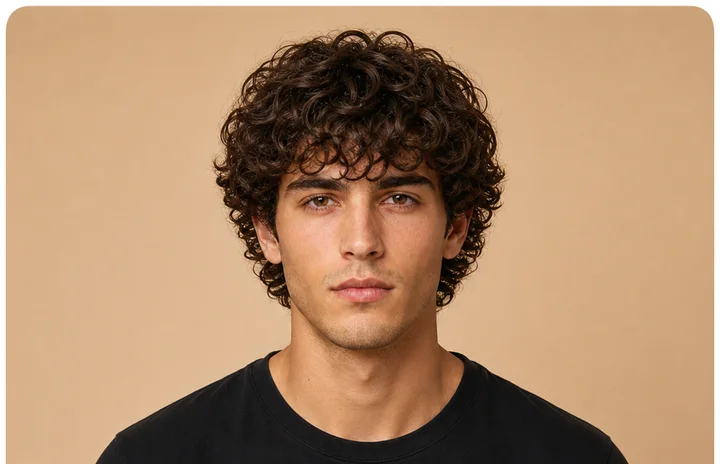 Medium Curls front view