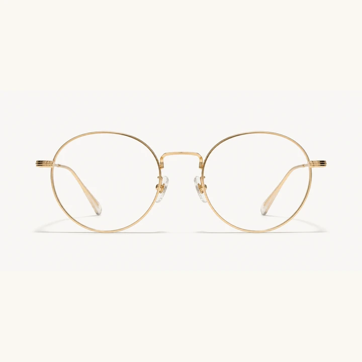 Gold Titanium Round front view