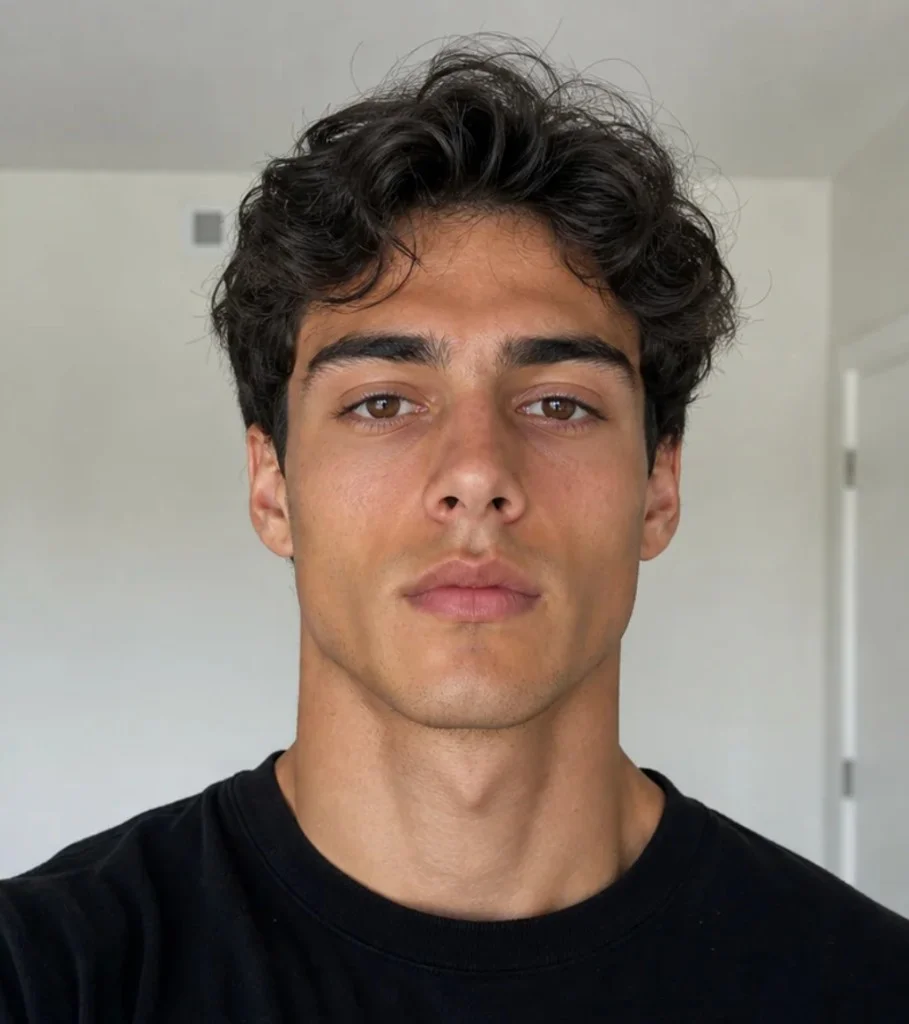 Sample portrait for the free AI Face Rating result