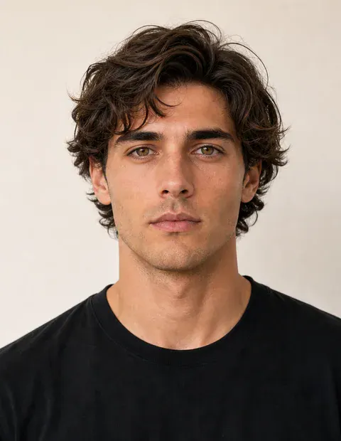 AI hairstyle before example 2